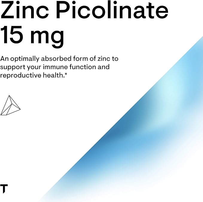 Thorne Immune Support Bundle: Zinc Picolinate and Vitamin C Capsules - 60 Servings