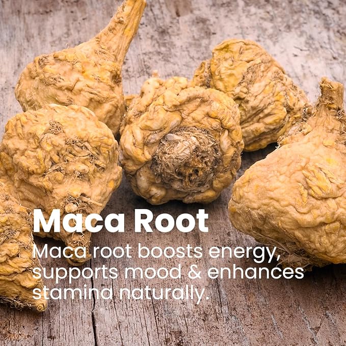 Sanar Naturals Maca Root Supplement 1000mg - Supports Stamina Performance, Energy, and Mood - Maca Root Capsules for Women and Men, Non-GMO, Gluten-Free, 120 Capsules