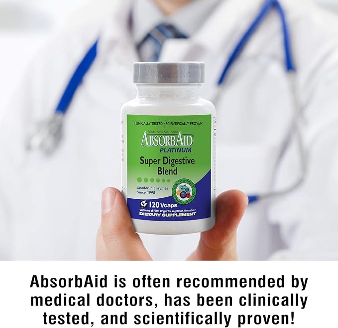 Absorbaid Platinum Super Digestive Blend, 120 Count