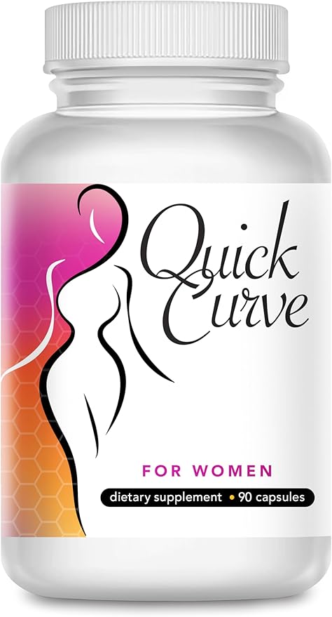 Quick Curve – Female Curve Enhancing Supplement for Fuller HIPS, Thighs, and Bust – Hormonal Balance, Skin Elasticity, and Body Sculpting Support – Natural Formula for Confidence and Results