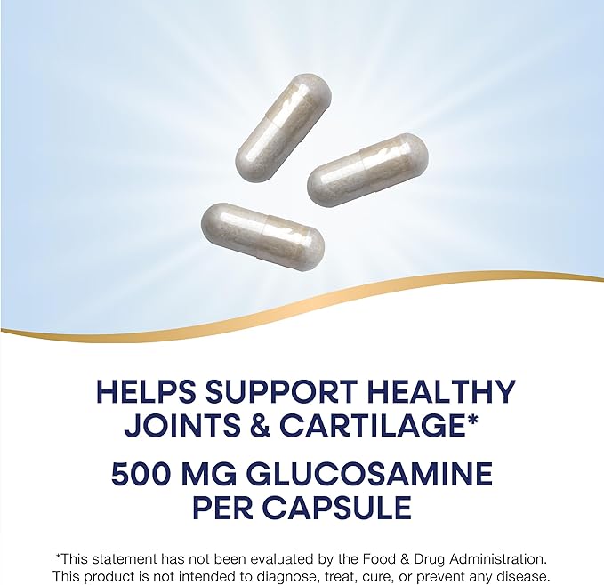 Nature's Way GS-500 Glucosamine Sulfate, Joint Health Support Supplement*, 240 Capsules