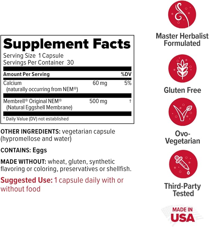 Redd Remedies, Joint Health Original, Helps Strengthen Connective Tissue and Cartilage, 30 Vegetarian Capsules