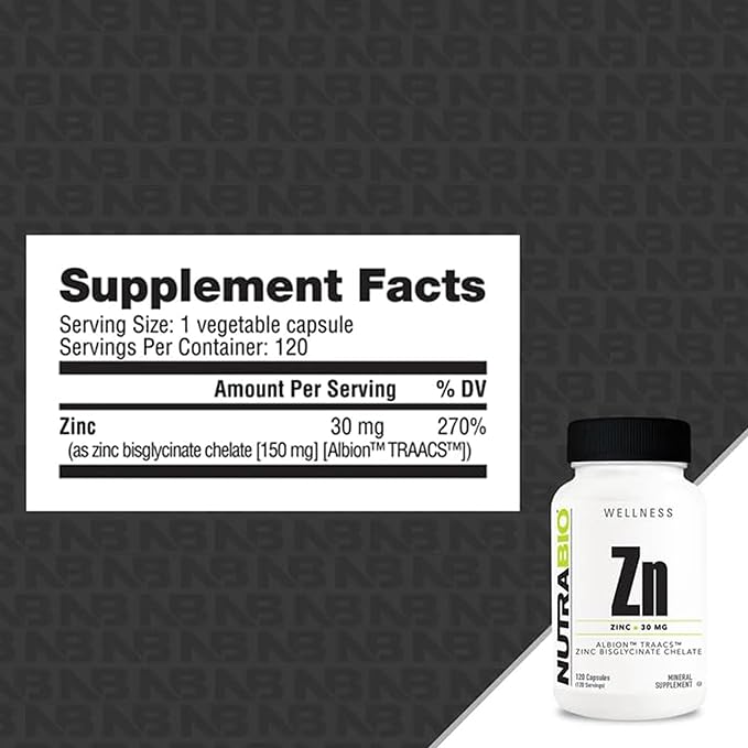 NutraBio Zinc Chelate and Reacted Magnesium Supplement Bundle – Vitamin Supplement Bundle May Help Support Immune System and Bone Health