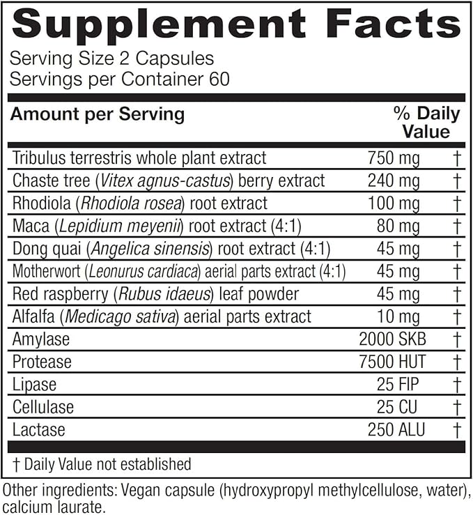 Vitanica Pregnancy Prep, Reproductive System Support, Vegan, 120 Capsules