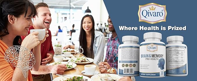 Brain & Memory Pro Health - Natural Support for Cognitive Function - Mind & Memory Supplement for Brain Health - Vegan and Non-GMO - Made in USA – 30 Capsules