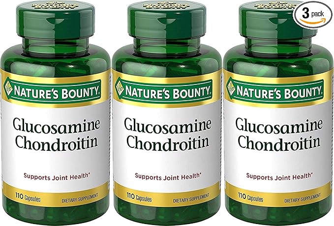 Nature's Bounty Glucosamine Chondroitin Complex, 110 Count (Pack of 3)