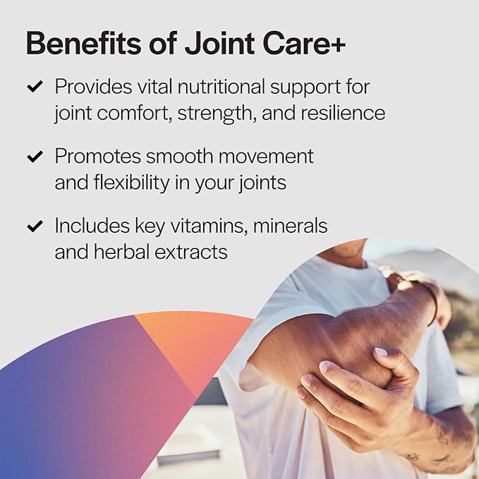 PureFormulas Joint Care + - Premium Joint Support Supplement with Hyaluronic Acid, Glucosamine, MSM, Green Lipped Mussel, Turmeric & More - Non-GMO Formula for Adults (120 Capsules)