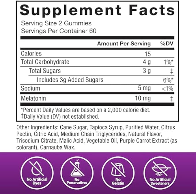 Force Factor Somnapure Gummies with Melatonin for Adults, Non-Habit-Forming Sleep Aid Supplement for Deep Sleep, Stay Asleep Longer, Wake Up Refreshed, Dream Berry Flavor, 120 Count(Pack of 1)