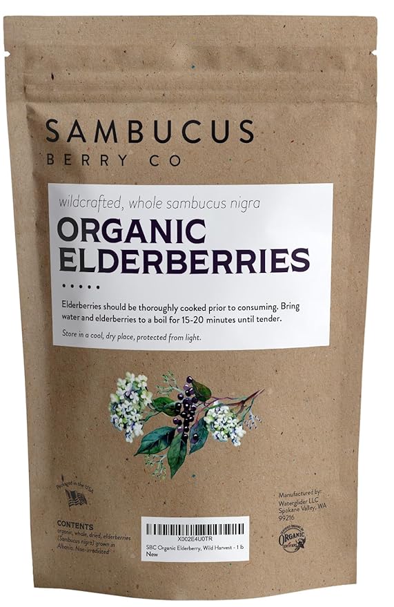 Waterglider International Organic Elderberries 1 lb