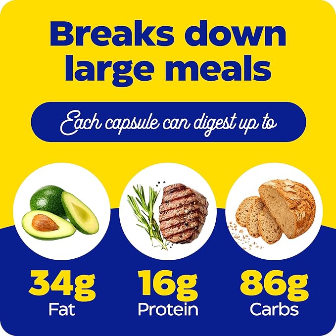 Enzymedica Digest Gold + ATPro, Maximum Strength Digestive Enzymes, Helps Digest Large Meals, for Gas and Bloating, 120 Capsules