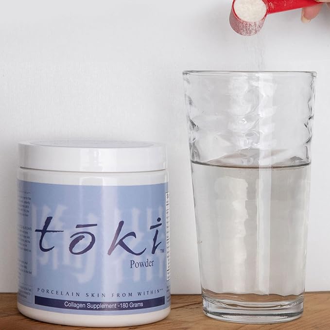 Lane Innovative - Toki Powder, Collagen Supplement for Skin, Collagen Peptides for Anti-Aging, Anti-Wrinkle Formula, Helps Reduce Age Spots, Peptides for Youthful Skin (30 Servings)