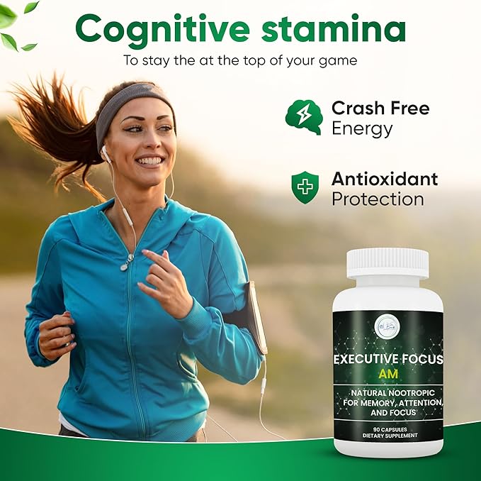 12-in-1 Natural Nootropic Brain Support Supplement with Shilajit, Choline, Alpha GPC, Ashwagandha, Theobromine, L Theanine, Natural Caffeine for Memory, Energy, Focus 30 Day Supply