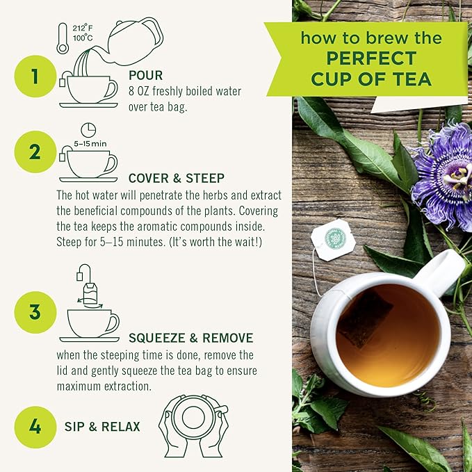 Traditional Medicinals Tea, Organic Smooth Move Chamomile, Relieves Occasional Constipation, Senna, 96 Tea Bags (6 Pack)