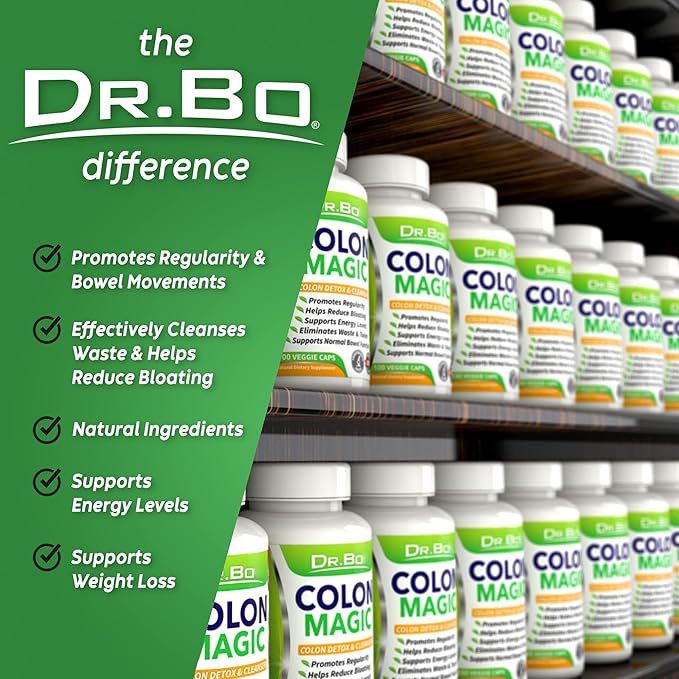 Colon Cleanse Detox Formula - Natural Bowel Cleanser Pills for Intestinal Bloating & Fast Digestive Cleansing - Daily Constipation Relief Supplement Gut, Belly, Stomach - Women Men Herbal Weight Flush