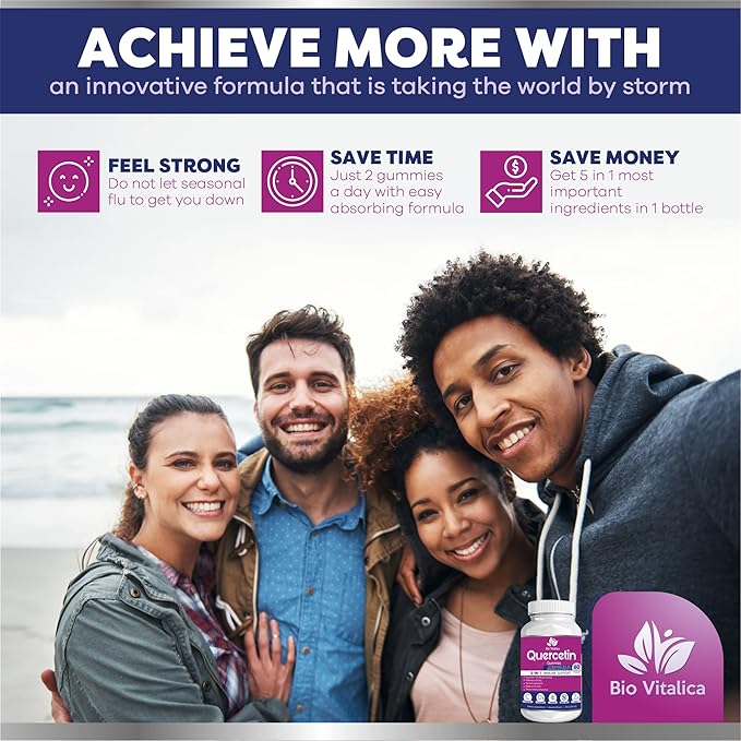 BIO VITALICA (Bundle) Sea Moss Elderberry & Quercetin & Sea Moss Ashwagandha Gummies BioVitalica