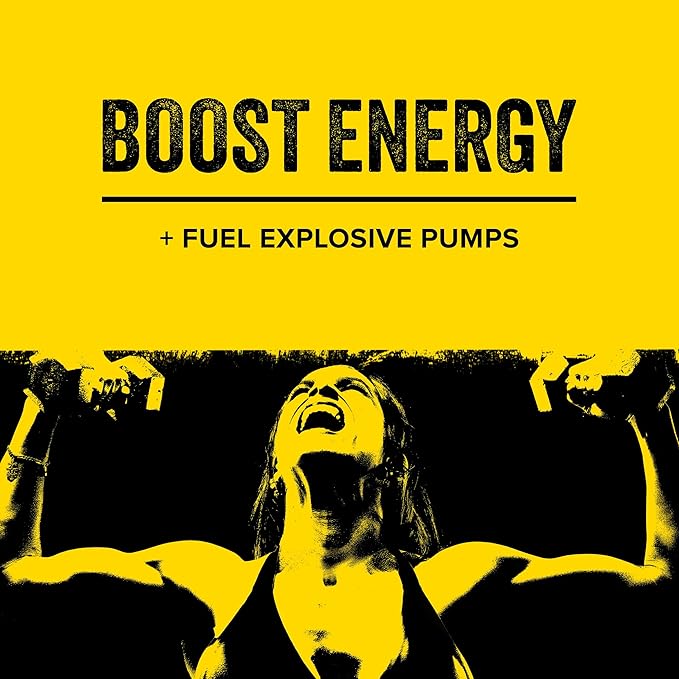 BEYOND RAW LIT Pre Workout Powder Supplement for Men and Women, Energy, Focus, Endurance, Pumps, Nitric Oxide Boost, 250mg Caffeine, Creatine, Beta Alanine, Orange Mango, 30 Servings