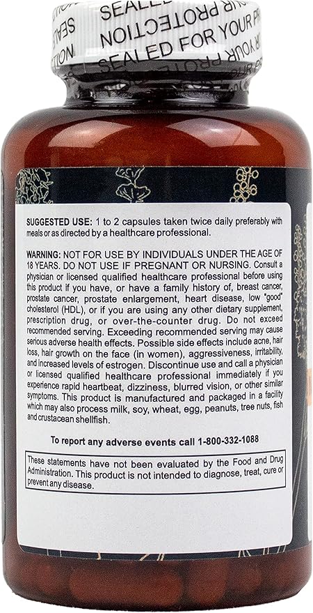 Menopause Support for Women - Menopause + Perimenopause Relief for Hot Flashes, Low Energy, Hormone Support - 120 Herbal Capsules