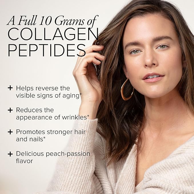 Serovital Skin Brilliance - Marine Collagen Peptides Powder - Hydrolyzed Type I & II Fish Collagen - Skin, Hair & Nails – 20 Packets