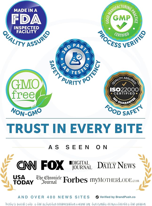 Lunakai USA Made Prebiotic + Probiotic Gummies for Women and Men - High Potency 5 Billion CFUs with Fibers - Non-GMO Gut Health Support 60ct