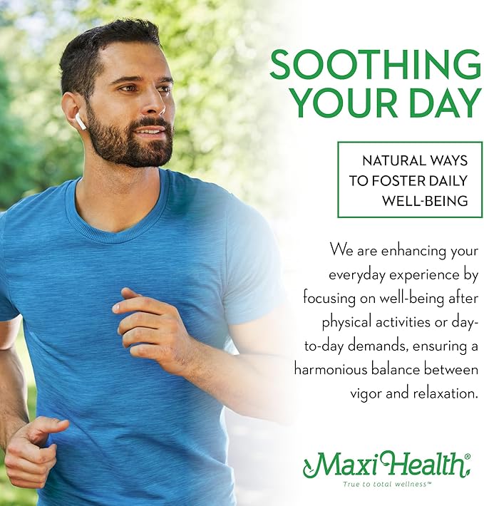 Maxi Health Relieve Joint Support Supplement with Turmeric and Boswellia Serrata, Quick-Acting Support After Exercise, Vegetarian Non-GMO Bone & Joint Health Supplement for Men & Women, 60 Capsules