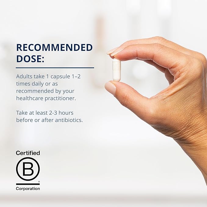 Metagenics UltraFlora Balance Probiotic - Daily Gut Health Supplement* - Offers Digestive & Immune System Support* - Vegetarian, Non-GMO & Gluten-Free - 60 Capsules