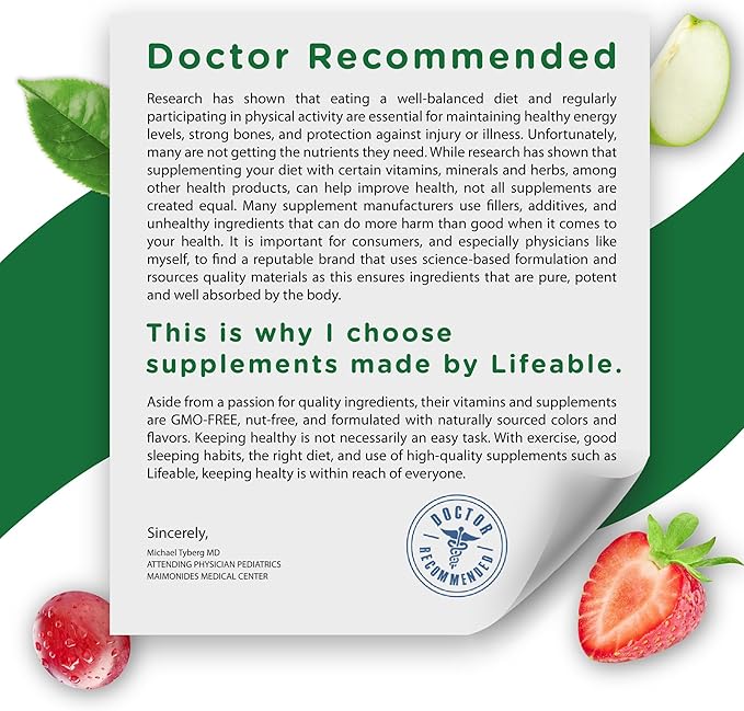 Lifeable Melatonin 20mg Gummies | Great Tasting Sleep Supplement for Adults | May Help Falling and Staying Asleep | Vegetarian Sleep Gummies for Adults, Men, Women | 60 Melatonin Gummies 20mg