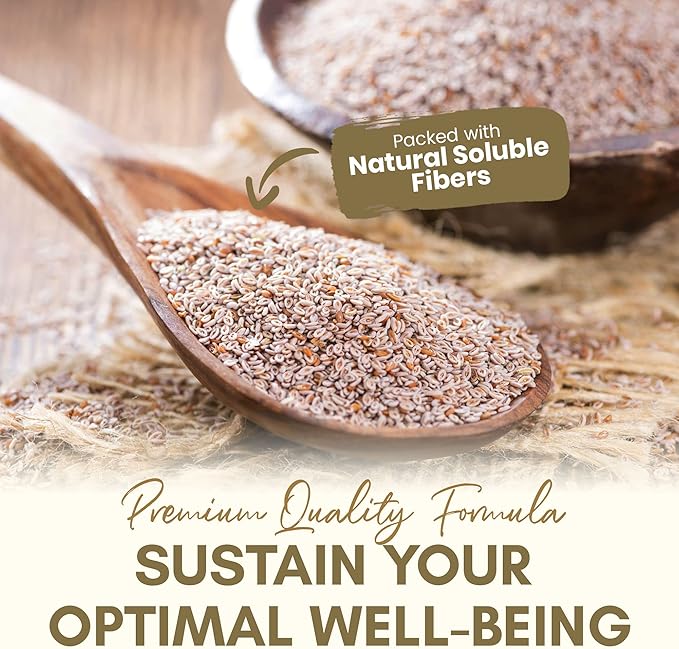 Organic Psyllium Husk Capsules, Natural Fiber Supplement for Gut Health* - Alternative to Psyllium Husk Powder, Zealthy Life, 250 Capsules