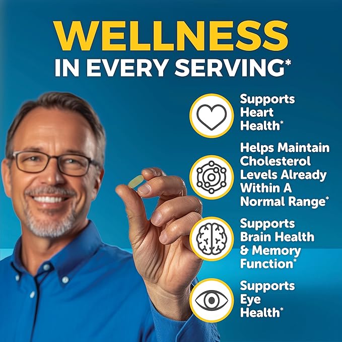 Viva Naturals Omega 3 Fish Oil Supplement for Women and Men - 2500 mg Triple Strength Fish Oil Pills with Re-Esterified Omega 3 Fatty Acids Including EPA, DHA DPA - 60 Pescatarian-Friendly Softgels