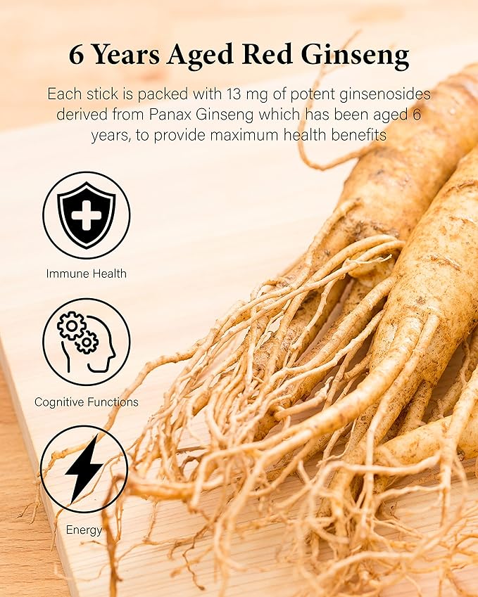Red Ginseng Concentrate Stick for Immunity, 6 Years of Perseverance