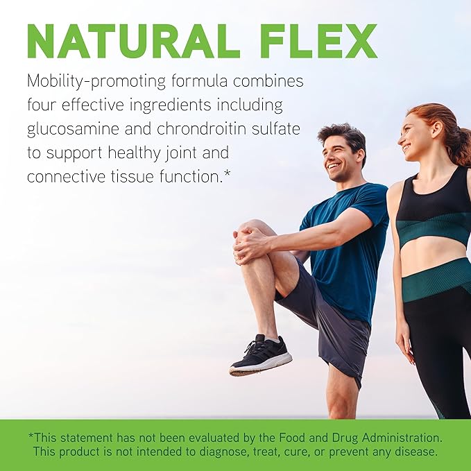 DAVINCI Labs Natural Flex - A Glucosamine and Chondroitin Sulfate Supplement to Support Connective Tissue and Joint Functions - Gluten Free - 90 Capsules