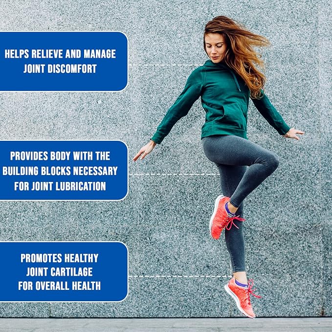 Wellgenix Osteogenix Advanced Joint Flex Formula (90 Ct) - Knee Supplement with Collagen II, Glucosamine, Chondroitin, MSM & HLA - Lubrication & Discomfort Support Tablets for Men & Women