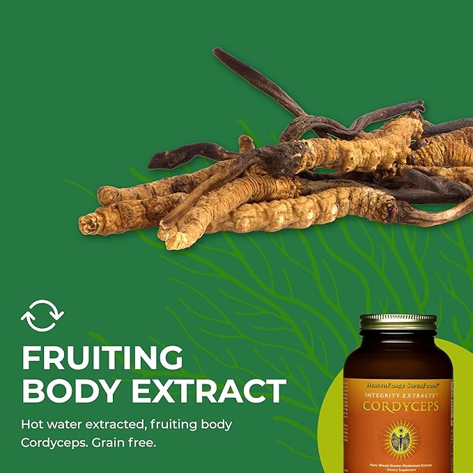 HealthForce SuperFoods Integrity Extracts Cordyceps - Powder - 130 Grams