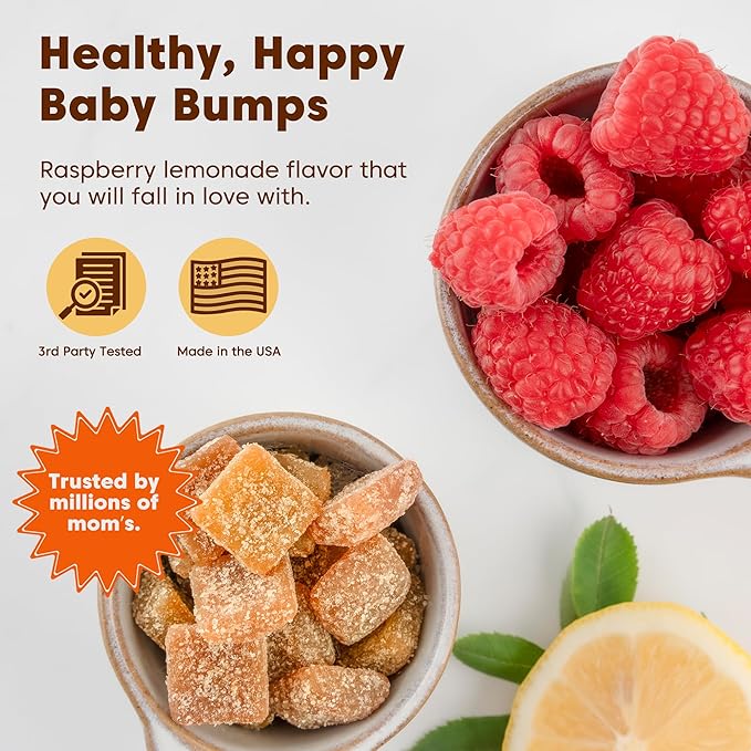 Black Girl Vitamins - Prenatal Gummies for Women, Vitamin with Folate and Choline, for Bone Health Support, Gluten-Free, (Raspberry-Lemonade), 60ct