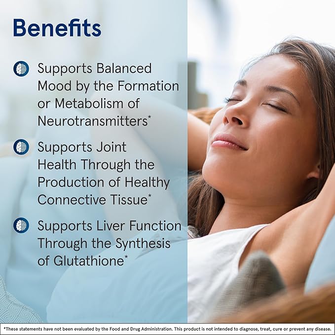 Jarrow Formulas SAMe 400 mg, Supports Joint Health, Liver Function, Brain Metabolism, 30 Tablets, Up To a 30 Day Supply