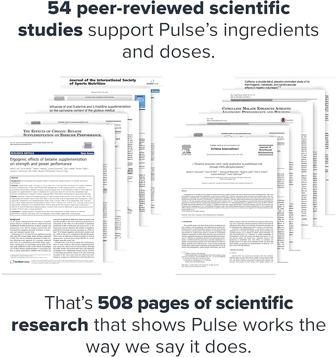 LEGION Pulse Pre Workout - All Natural Nitric Oxide Preworkout Drink to Boost Energy, Creatine Free, Naturally Sweetened, Beta Alanine, Citrulline, Alpha GPC (Strawberry Margarita)