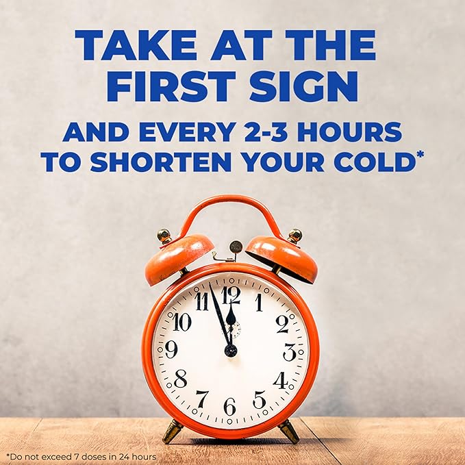 Zicam Cold & Flu-Like Symptoms with Echinacea and Sambucus, Homeopathic, Zinc, Cooling Peppermint Flavor, Helps with Cold Symptoms, 20 Tablets