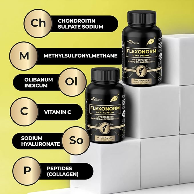 Flexonorm Joint Support Supplement – Joint Health & Mobility Support for Men & Women – 60 Capsules