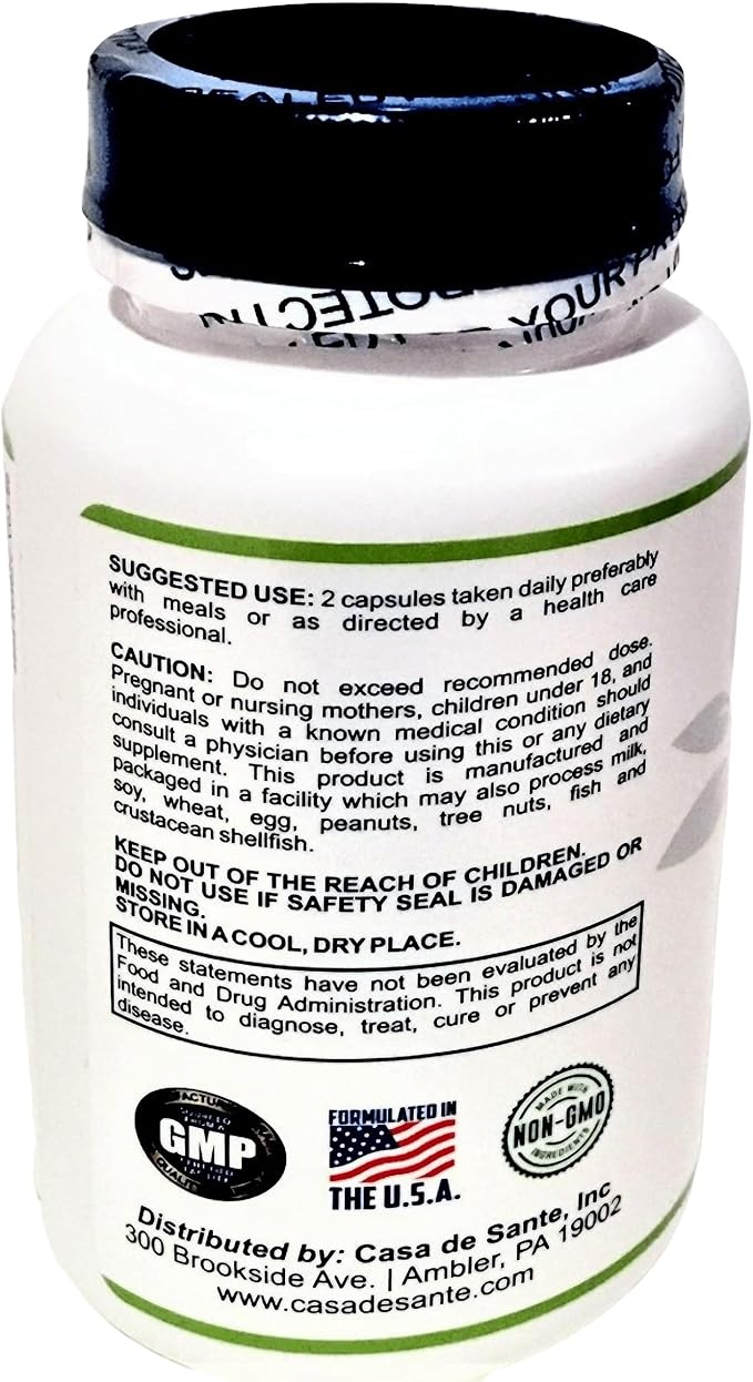 Low FODMAP Certified Probiotic & Prebiotic Synbiotic Supplement, IBS IBD & SIBO Dairy Free Vegan, Soy/Gluten/Inulin Free Non GMO No Gas No Bloating (60 Caps)