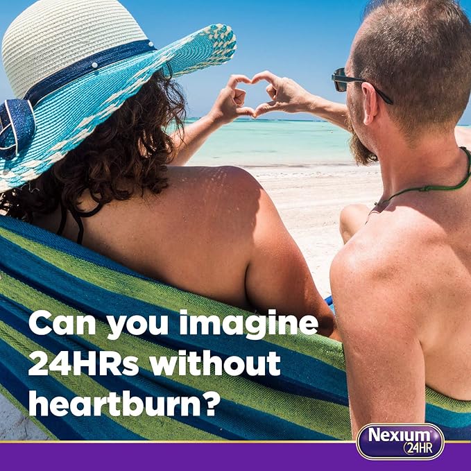 Nexium 24HR ClearMinis 20mg Delayed Release Heartburn Relief Capsules, Esomeprazole Magnesium Acid Reducer, 42 Count