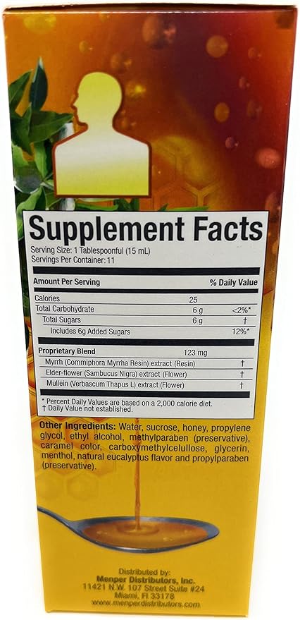 Eucalyptus and Propolis 6 fl. oz. (Jarabe con Miel y Eucalipto)_AB