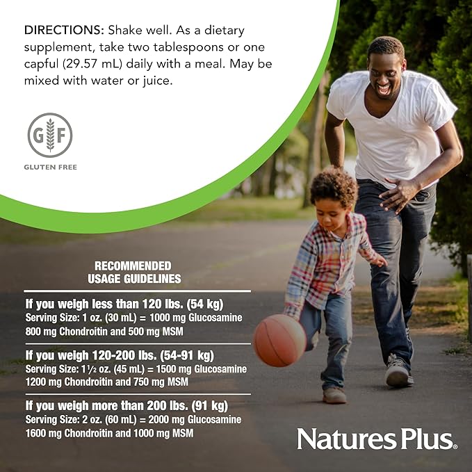 Natures Plus Ultra Rx-Joint Liquid, Honey Lemon - 30 fl oz, Pack of 3 - Supports Healthy Joint Function - with Glucosamine, Chondroitin & MSM - Gluten Free - 90 Total Servings