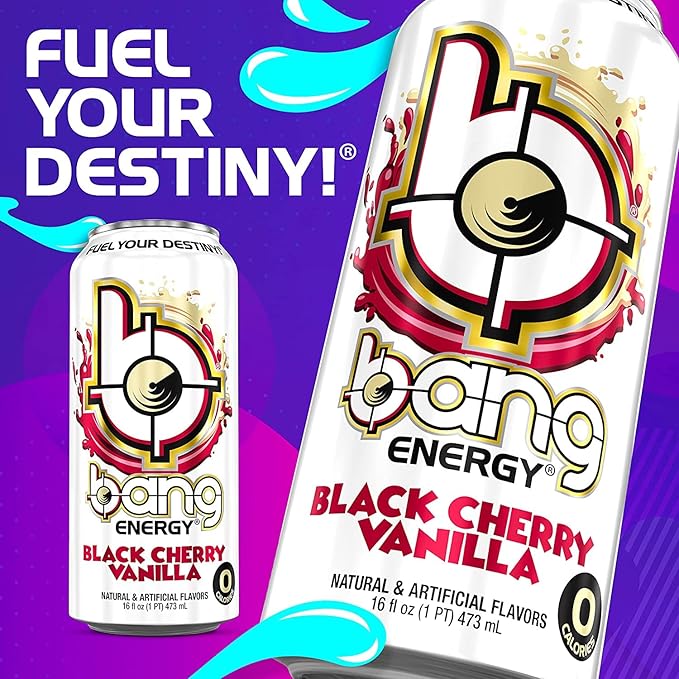 VPX Bang - Black Cherry Vanilla - 16fl.oz. (Pack of 4)