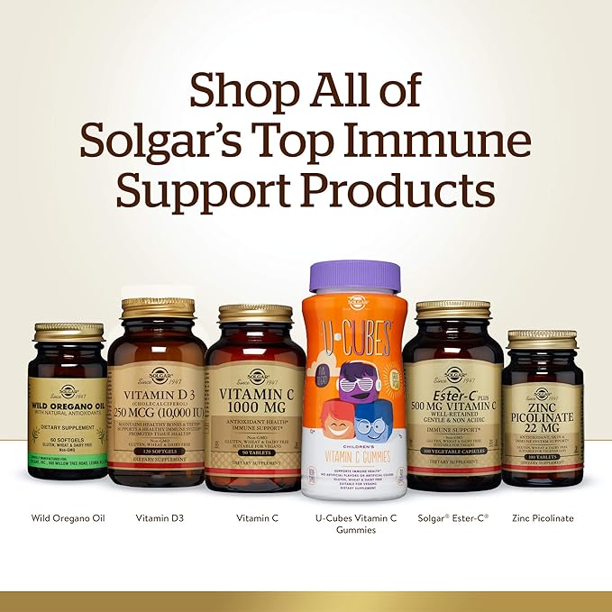 Solgar Zinc Citrate Vegetable Capsules, 100 Count, Non-GMO, Gluten Free, and Kosher, Supports Immune System Health, Healthy Skin and Eyes, Normal Taste and Vision