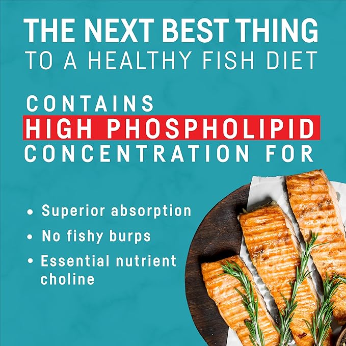 Kori Krill Antarctic Krill Oil Omega 3 Supplement, EPA & DHA, with Superior Absorption vs. Fish Oil, 800 mg, 90 softgels