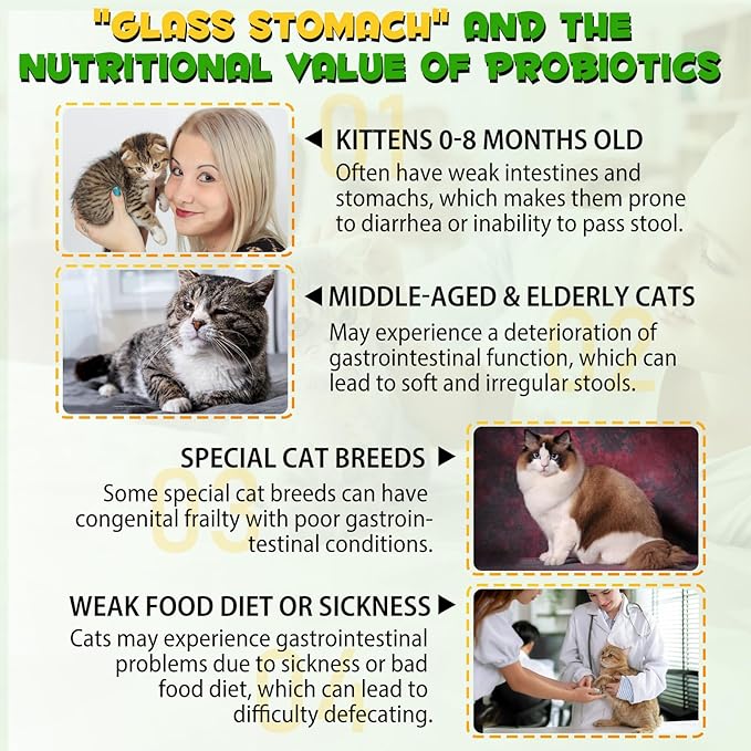 Cat Constipation Relief, Constipation Relief for Cats, Natural Cat Laxatives for Constipation, Cat Stool Softener, 2 fl.oz
