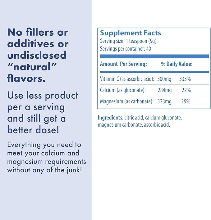 Instant Cal Mag C – Fast-Acting, Absorbable Calcium, Magnesium and Vitamin C – Replenishes Calcium & Magnesium, Enhances Body Function & Helps Prevent Depletions – Improved Sleep