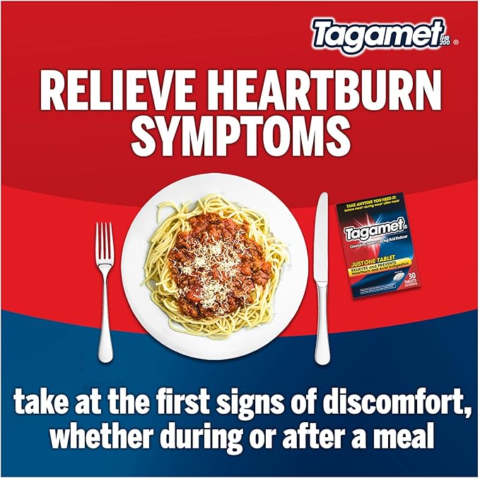 Tagamet HB 200 mg Cimetidine Acid Reducer and Heartburn Relief, 70 Count
