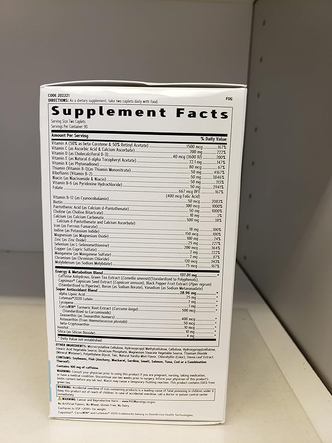GNC Women's Multivitamin Energy & Metabolism - Twin Pack