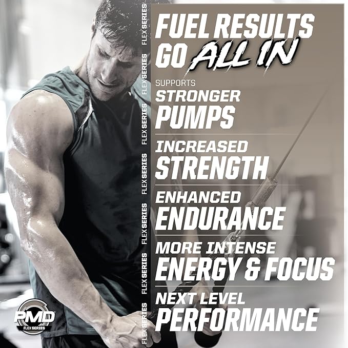PMD Sports Pump Fuel All in Insanity - Ultimate Muscle Pump Supplement & Pre Workout Powder - Maximum Energy and Focus with Premium Creatine, Beta Alanine & More -Surgin’ Cherry Slush (20 Servings)