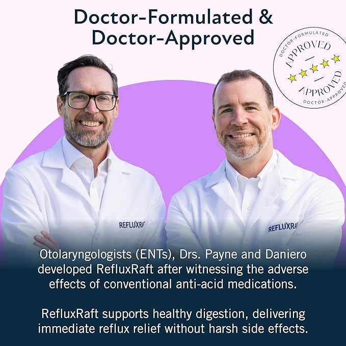 Acid Reflux Therapy with Organic Alginate, Rapid & Long Lasting Gerd, LPR & Digestion Symptom Support, Zero Sugar, Gluten Free, Low Sodium, Berry Burst Flavor, 47 Gel Servings, 8 OZ Bottle